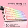 BOYI H60Pro Magnetic Switch Gaming Keyboard,60% Hollow Aluminum Hall Effect