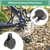 X AUTOHAUX 4 Pairs of Half Metal Disc Bicycle Brake
