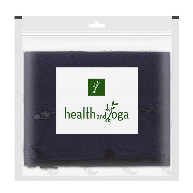HEALTHANDYOGA(TM Yoga Sand Bags - Double Bag with Inner Waterproof