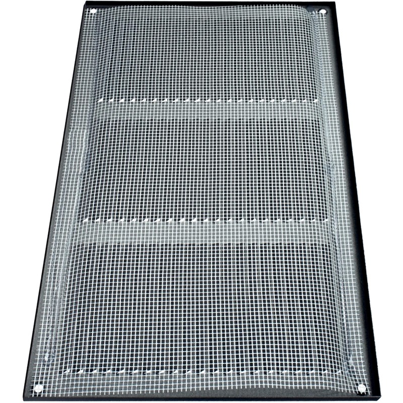 12" x 8" Inch (Outer Dimensions) Anthracite Air Vent Cover