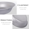 Boundless Voyage Titanium Dish Plate Bowl Set with Carry Bag