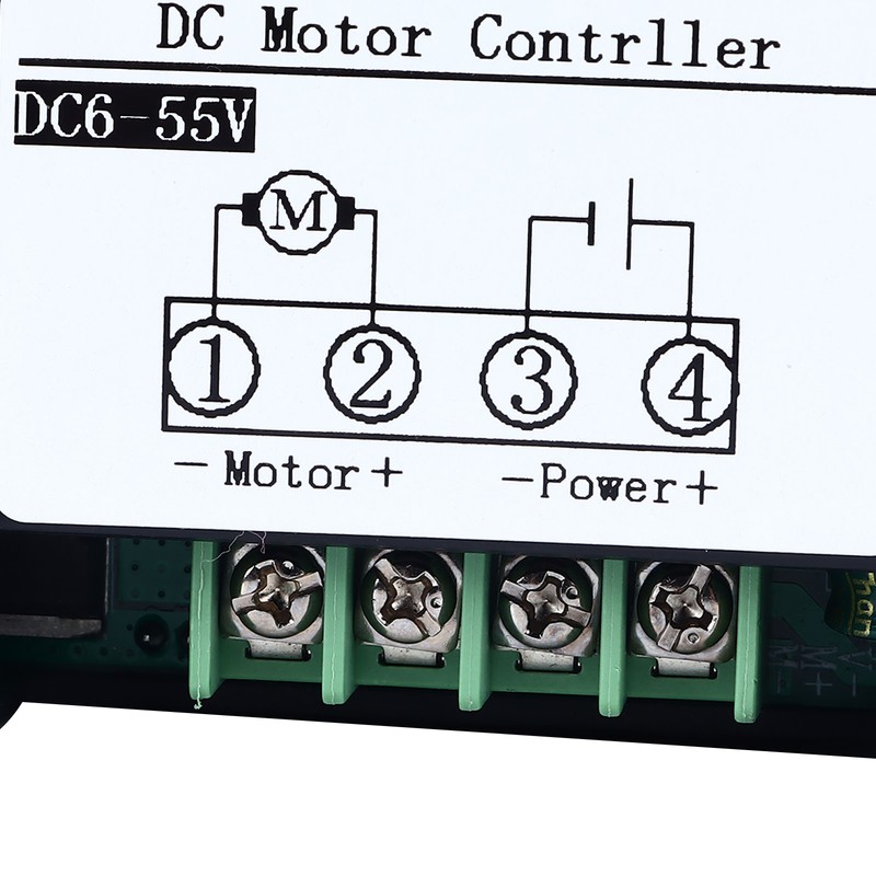 DC Motor Speed Controller PWM Brushed CW CCW Digital Display