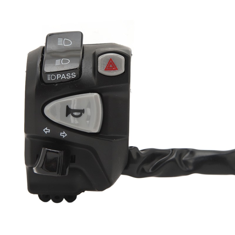 22mm Handlebar Switch Assembly High Low Beam Hazard Light Turn