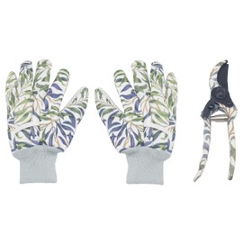 The Leonardo Collection William Morris Willow Bough Garden Tool Set For Gardening | Ideal Tool Kit & Gardening Gifts For Women & Men | Durable Garden Tools & Hand Tools For Daily Garden Work