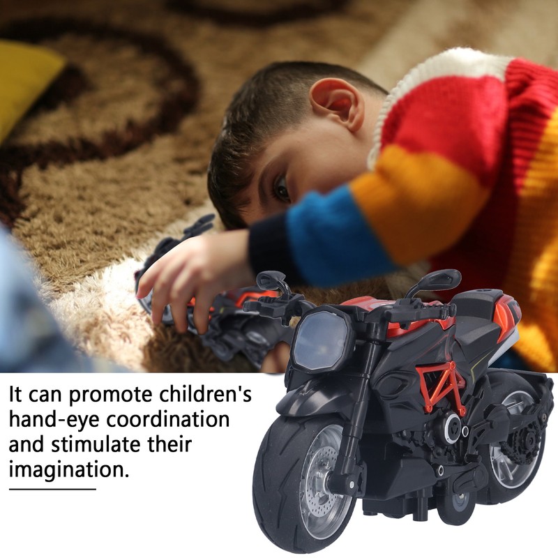 Motorcycle Model Alloy Simulation Motorbike Toy Collection Decoration for Children
