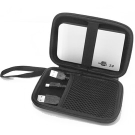 LUPO Protective EVA Universal 2.5 Inch External Hard Drive Case - BLACK