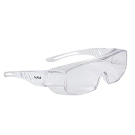 Bolle Overlight Over the Glasses Safety Goggles Personal Protective Equipment PPE Safety Glasses Eye Protection Workwear Outdoor – 1 Pair of Clear Goggles - BOOVLITLPSI