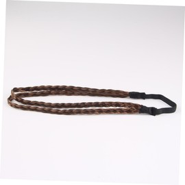 Healeved Elastic Stretch Hair Braid Headband Fashion Dual Layer Braided Hair Band Women's Headdress for Weddings Parties Daily Wear