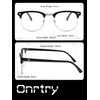 Blue Light Blocking Glasses for Women Men Classic Semi Rimless