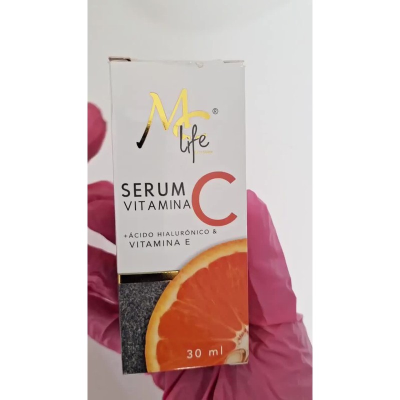 MC Life sérum vitamina C + ácido hialurónico, ilumina y