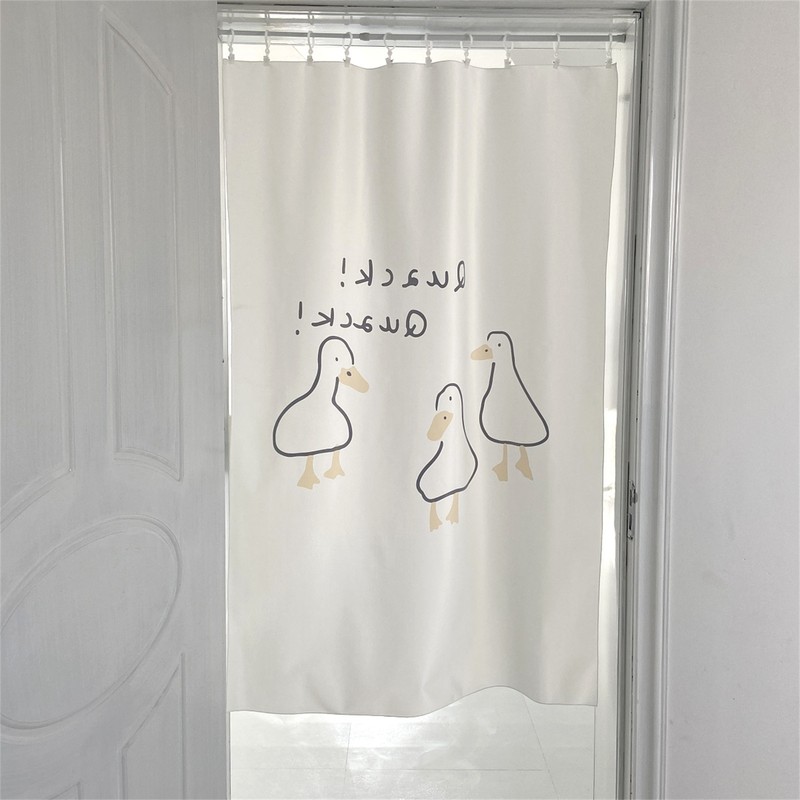 Door Curtain Cute Decorative Cartoon Doorway Divider Cloth for Bedroom
