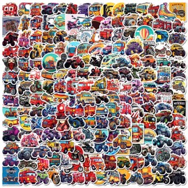 200 PCS Transportation Stickers,Car Bus Truck Airplane Stickers,Teens Boys and Girls Sticker Pack Vinyl Skateboard Guitar Door Laptop Luggage Car Bike Water Bottle Birthday Party Supplies Stickers