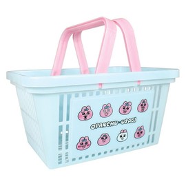 Tees Factory OU-5542758IF Opanchagi Character Basket with Various Faces H 5.1 x W 9.8 x D 7.1 inches (130 x 249 x 180 mm)