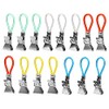 MenYiYDS 15 Pcs Towel Clips Hook Loop Clips Pot Holder