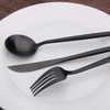 Matte Silverware Set,SHARECOOK 5-Piece 18/10 Stainless Steel Flatware Set,Kitchen Utensil