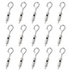 PATIKIL 15 Pcs Steel Wire Rope Hanger for 1/25-1/16 Stainless