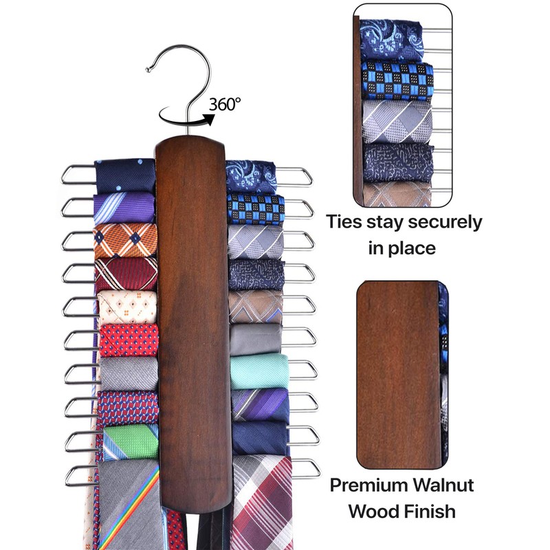 Umo Lorenzo Belt Hanger for Closet - Accessories Organizer Rack