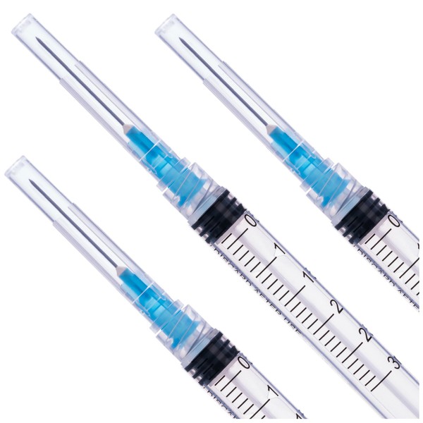 SHAOTONG 3ml Luer lock Syringe with diameter 23G Long 1Inch