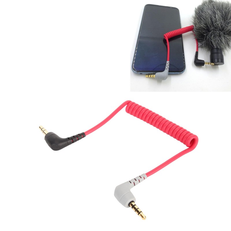 3.5mm TRS to TRRS Microphone Cable, 1/8 Male to Male