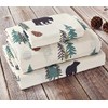 BLACK FOREST DECOR Bear Wilderness Sheet Set - Twin