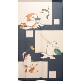 Cosmo 91339 Noren Kuniyoshi Utagawa Goldfish 07 Approx. 33.5 x 59.1 inches (85 x 150 cm)