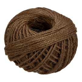 MECCANIXITY 164 Feet 2mm Jute Twine, Jute Rope, Natural Jute Twine String Cords Brown for DIY Arts Crafts, Gardening, Bundling, Home Decorating