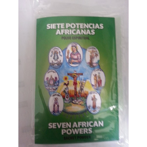 Indio Seven African Powers Sachet Powder/Site Potencias Africanas Polvo Espiritual