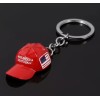 MAGA Make America Great Again Hat With American Flag Keychain