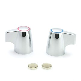 Moen 113973 Mini Blade Hot And Cold Handle Kit,Chrome