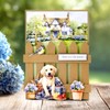 Katy Sue White and Kraft Picket Fence Shaped 5 x