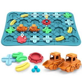 STEM Educational Toys Logic Road Maze Puzzle Brain Teaser Board Game Montessori Educational Toys 3-7 Years Old Boys Girls Birthday Christmas Gift (40 Pieces)
