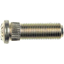 Dorman 610-138 Rear 1/2-20 Serrated Wheel Stud - .535 in. Knurl, 1-17/32 in. Length Compatible with Select Models, 10 Pack (Made in USA)