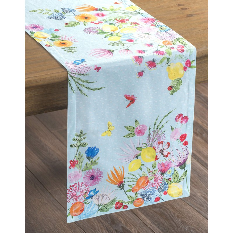 Maison d' Hermine Tablerunner 100% Cotton Table Runner Decorative Washable