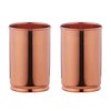 AncientImpex Juego de 2 vasos de cobre puro (99,74 %)