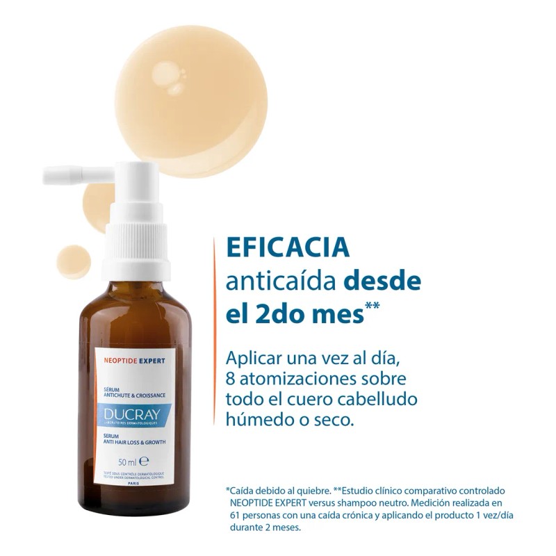 Srum Capilar Ducray Neoptide Expert 2x50 ml para Cabello con