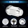 X AUTOHAUX 5 Pcs Wheel Lug Nuts Compatible for Ford