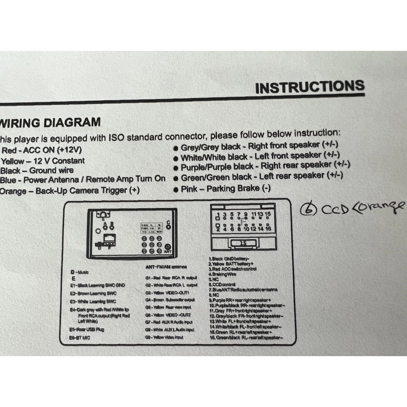 Boss 16 Pin Wire Harness for BV7356i, BV9364B, BV7362Bi, BV9362i,
