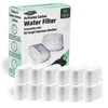 12 Pack Activated Charcoal Water Filter for Delonghi Espresso Machine