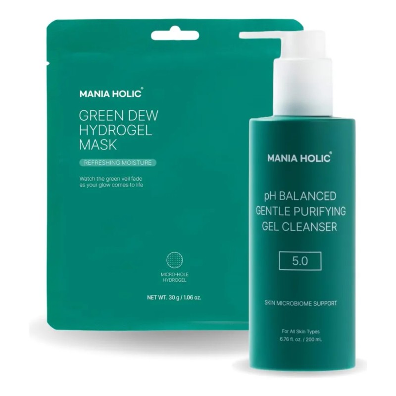 Set Limpiador Gel Coreano Y Mascarilla Hidratante
