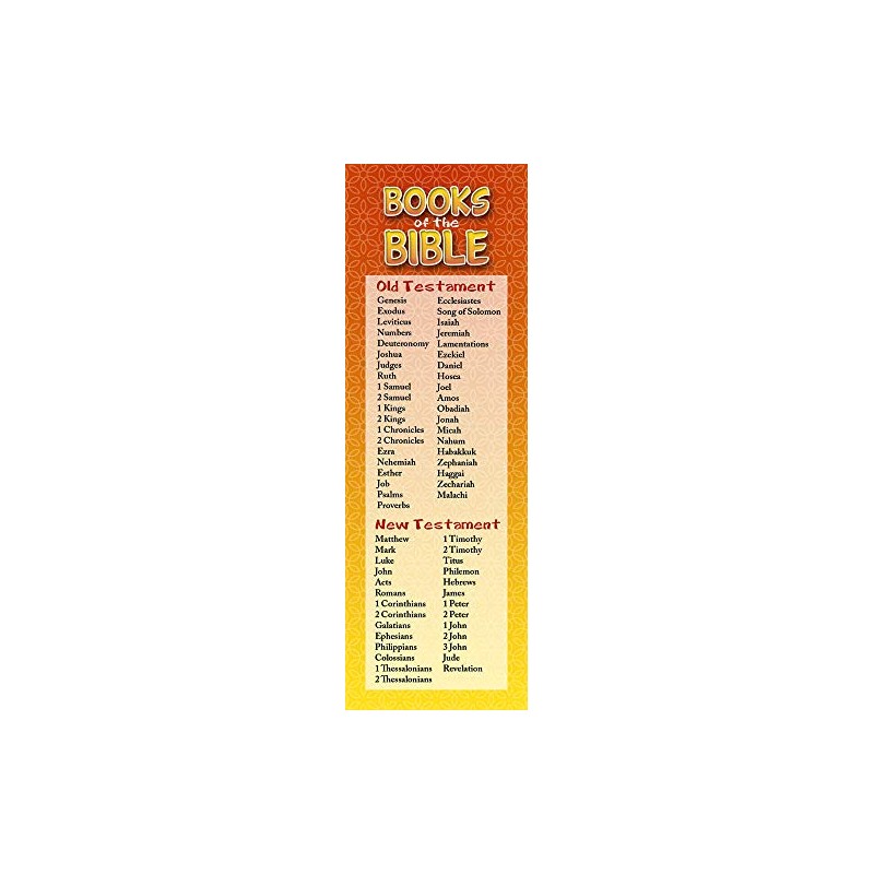 The Books of The Bible Kids Bookmark, Cardstock (Pack of