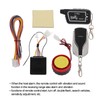 MUNEFE Motorbike Alarm Systems Anti Theft, Vibration Sound Alert LCD