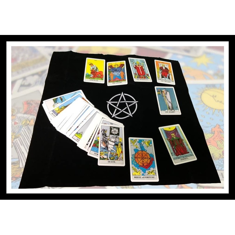 Rider Tarot Card Deck Crystal Tuner 4096Hz Tuning Fork Natural