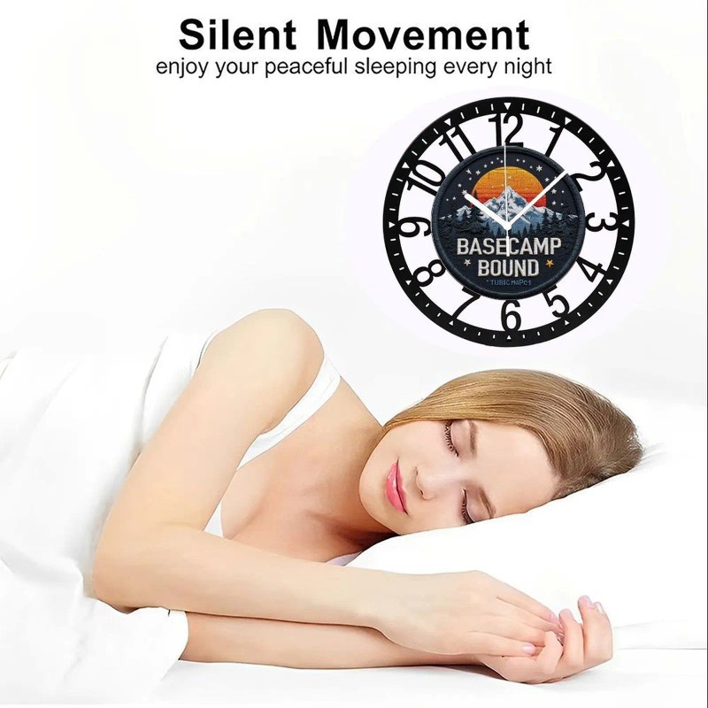 Bulk 40-Pack 25cm Iron Circular Wall Clock Set Silentsheet size: