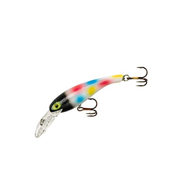 Cotton Cordell Wally Diver Walleye Crankbait Fishing Lure, Accessories for Freshwater Fishing, 2 1/2", 1/4 oz, Wonder Bread