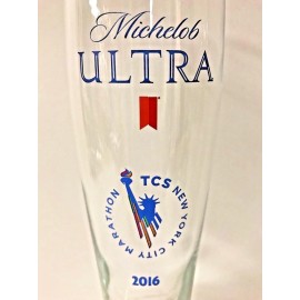 Michelob Ultra Altitude Glass 16 oz NYC Marathon - One (1) Glass - New & F/S