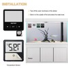 DIGITEN Aquarium Thermometer Digital Fish Tank Thermometer Stick On Water