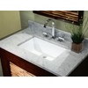KINGSMAN 20.9 Inch Durable Rectrangle Undermount Vitreous Ceramic Lavatory Vanity