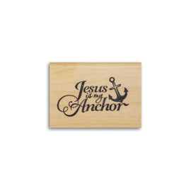 Jesus is my Anchor Mounted Rubber Stamp, Religious #27