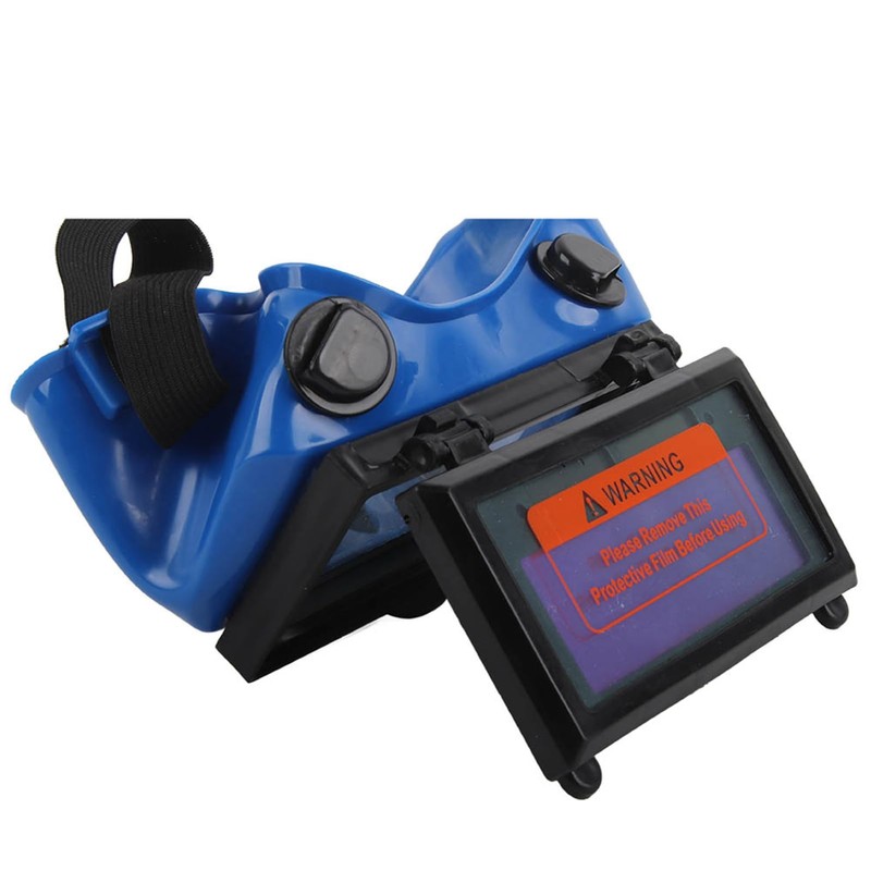 MUNEFE Welding Goggles, Welder Eye Protective Glasses, Auto Darkening Welding