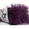 Grape Purple Extra Long Eyelash Yarn Ice Luxurious Fun Fur